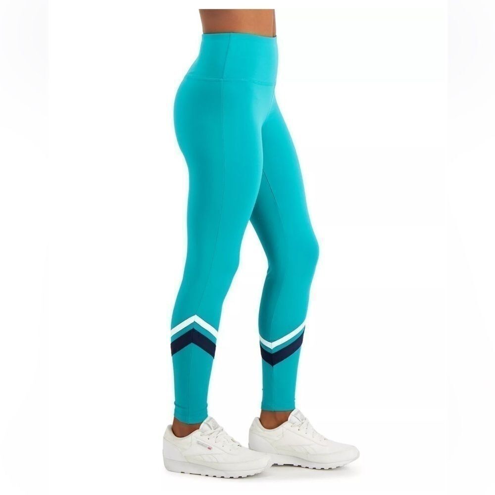 ID IDEOLOGY Women's Compression Colorblocked Side Pocket 7/8 Leggings, Reg 1x - Picture 6 of 11